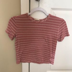 Pink crop top